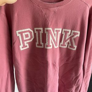 pink crew neck size x small